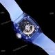 Swiss Copy Richard Mille Blue Sapphire RM007 Watch Blue Rubber strap (5)_th.jpg
